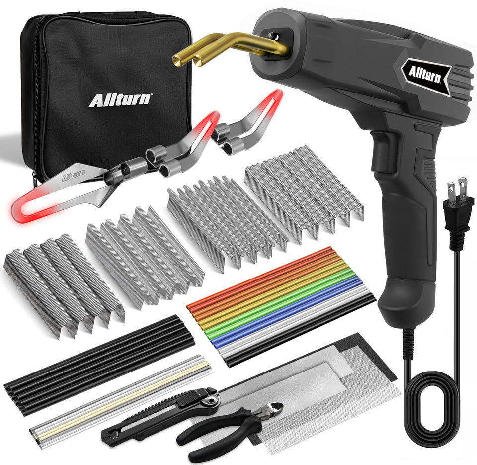 Allturn Plastic Welder full kit ready for quick DIY plastic repairs.