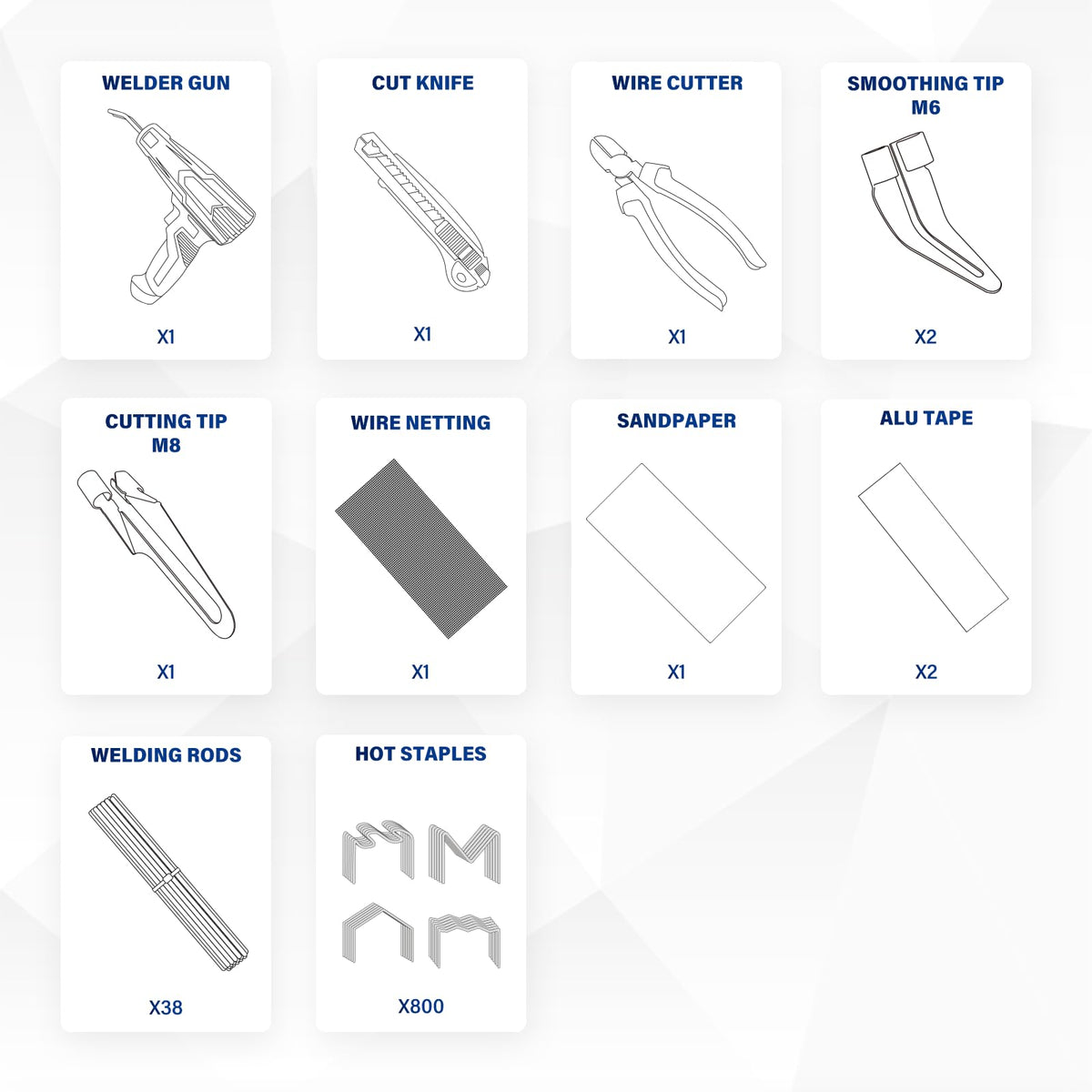 Allturn plastic welder kit welding tips assembly demonstrates easy setup for precise repairs