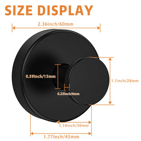 AllVANA robe or hat hook supports daily organization.