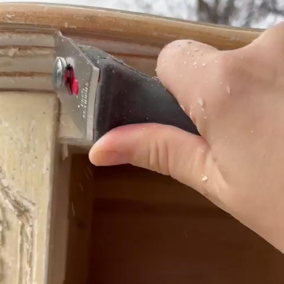 ALLWAY CS6 small-flat-concave-molding blade handles tight corners