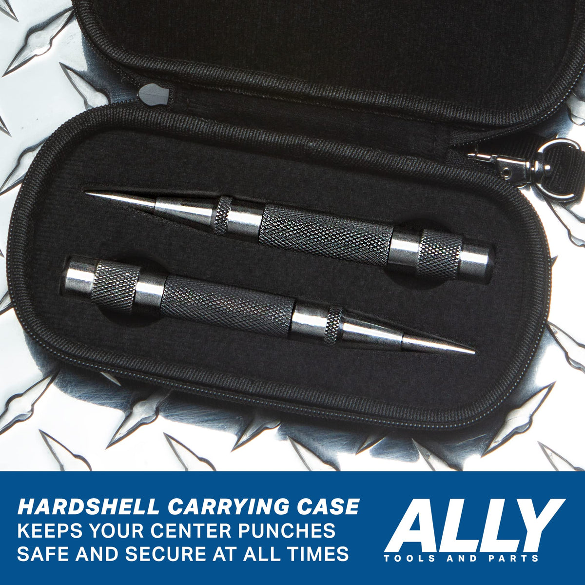 ALLY Tools center punches for machinists and carpenters marking metal with precision