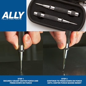ALLY Tools knurled adjustable cap ensures comfortable grip and depth control
