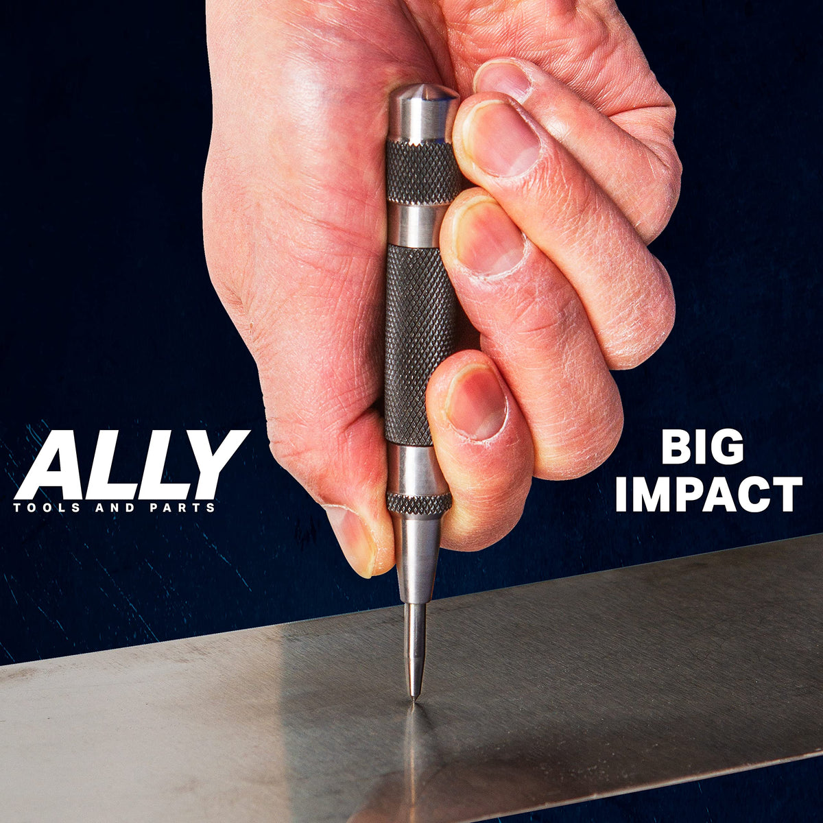 ALLY Tools spring-loaded mechanism delivers reliable engagement with every punch