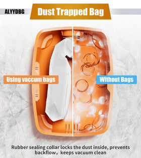 ALYYDBG Rubber sealing collar locks dust inside and minimizes backflow.