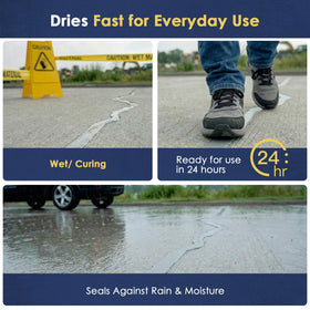 Alofoyo fast-drying sealant with 24hr-set highlights convenient DIY repairs