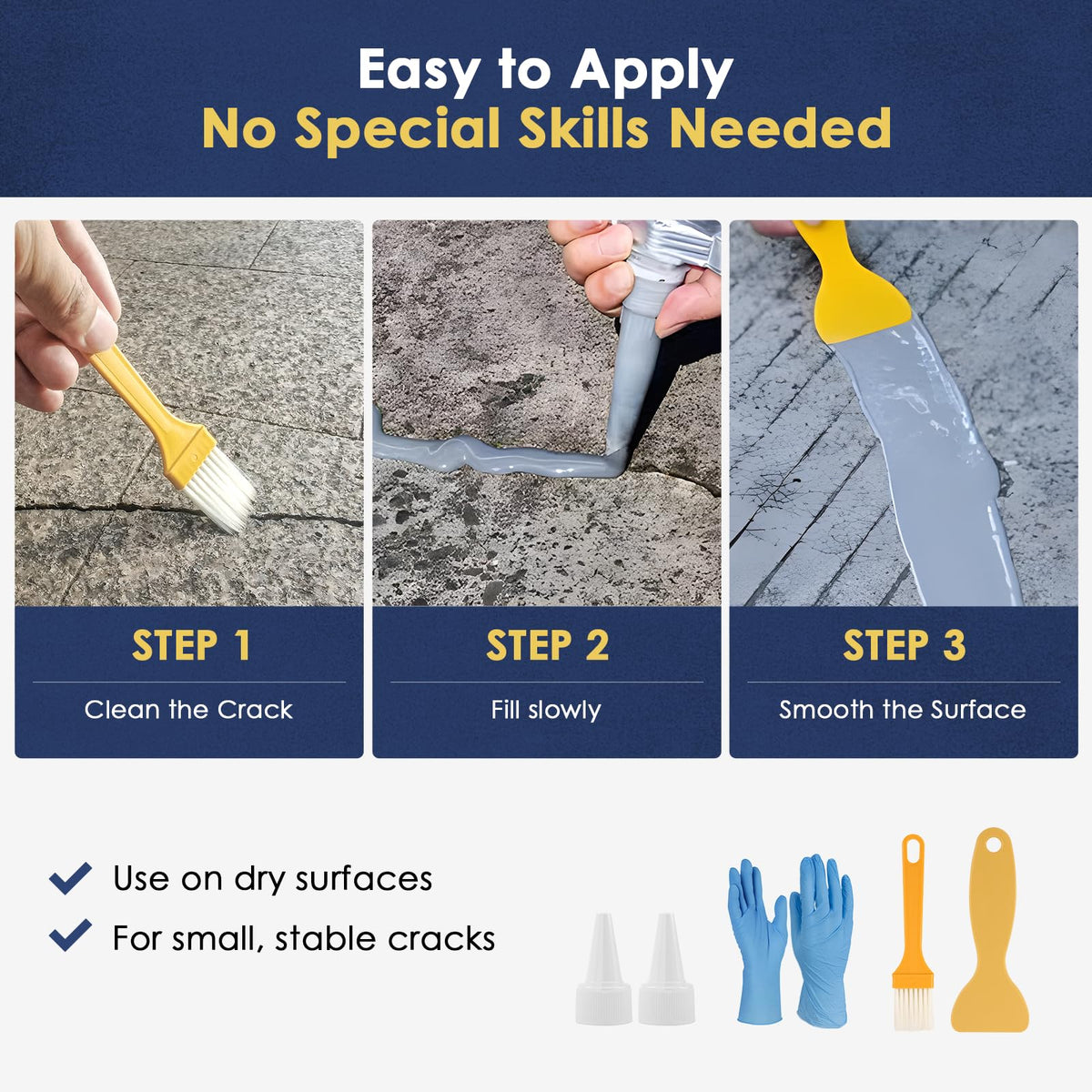 Alofoyo flexible crack sealant demonstrates patio crack resilience