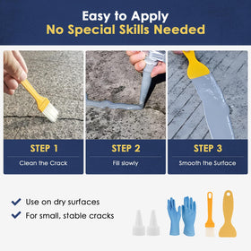 Alofoyo flexible crack sealant demonstrates patio crack resilience