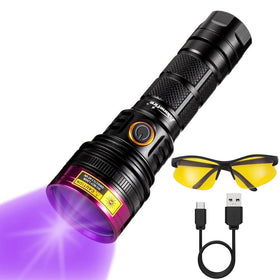 ALONEFIRE SV18 emits 365nm UV light for high-contrast detection.