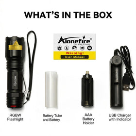 ALONEFIRE X004 USB charger with clear charging status indicator.
