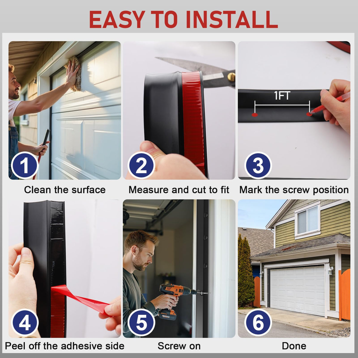 alophoty energy savings garage promotes better comfort by reducing drafts near doors