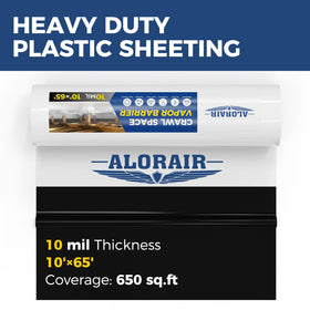 ALORAIR double-sided panda film close-up showing dual moisture-blocking surfaces.