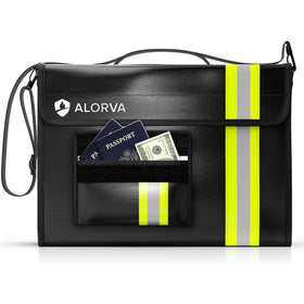 Alorva fireproof bag emergency grab handles for fast access.