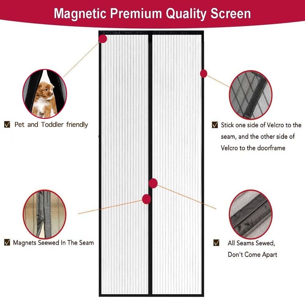 Aloudy easy install no-tools design for tool-free door setup.