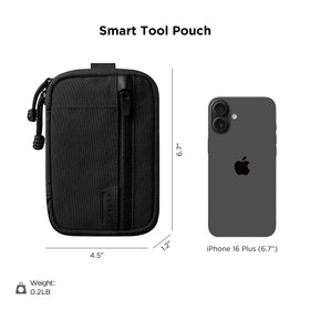 Lightweight 0.2 lb design fits pockets or bags without bulk.