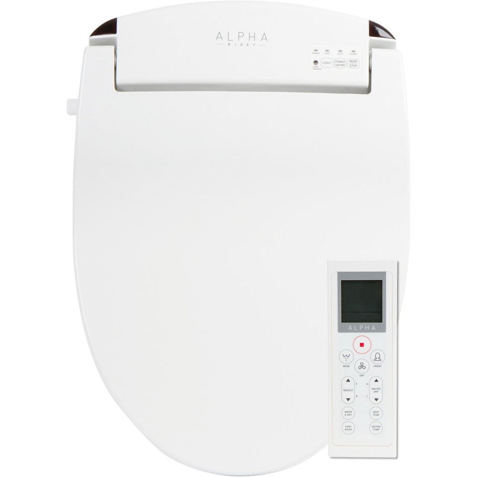 ALPHA BIDET JX2 elongated seat with sleek, compact design