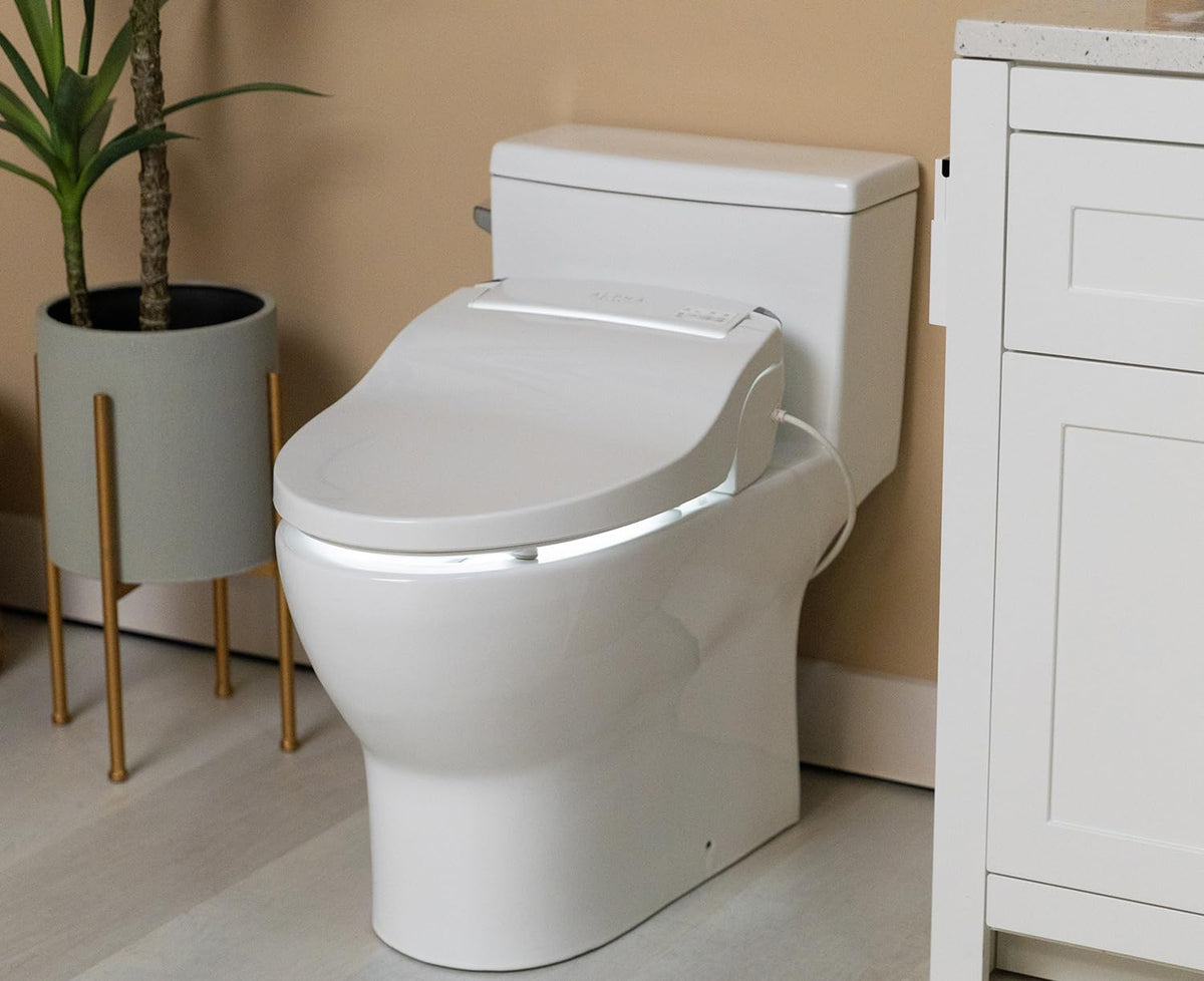Endless warm water feature for a soothing wash