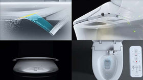 ALPHA BIDET UX Pearl bowl freshener enhances scent between uses