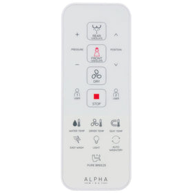 ALPHA BIDET UX Pearl programmable presets simplify multi-user routines