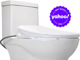 ALPHA BIDET UX Pearl nozzle arc reduces splash for cleaner daily use