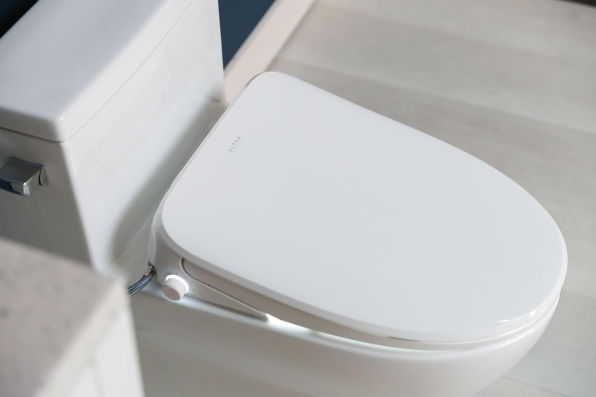 ALPHA BIDET UX Pearl endless warm water from tankless heater