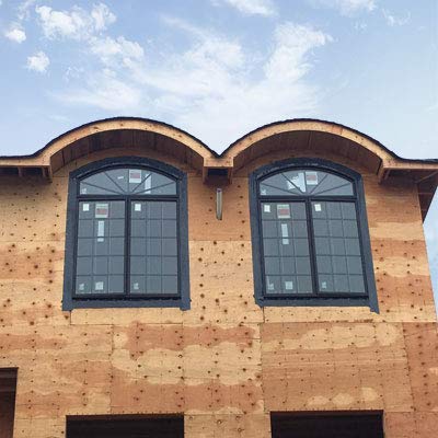 G-Tape 3040BK flashing around windows and doors provides a durable moisture barrier.