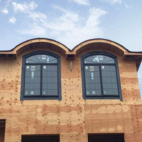 G-Tape 3040BK flashing around windows and doors provides a durable moisture barrier.