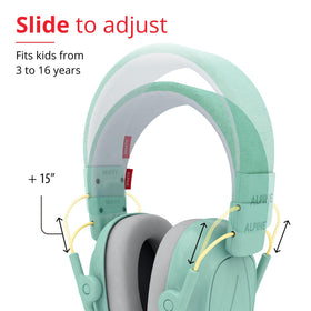 Alpine Muffy Kids sensory-friendly design helps reduce overload during loud events.