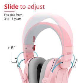 Soft ear cups on Alpine Muffy Kids for gentle all-day wear.