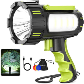 AlpsWolf rechargeable spotlight beam up to 1600 feet for outdoor visibility
