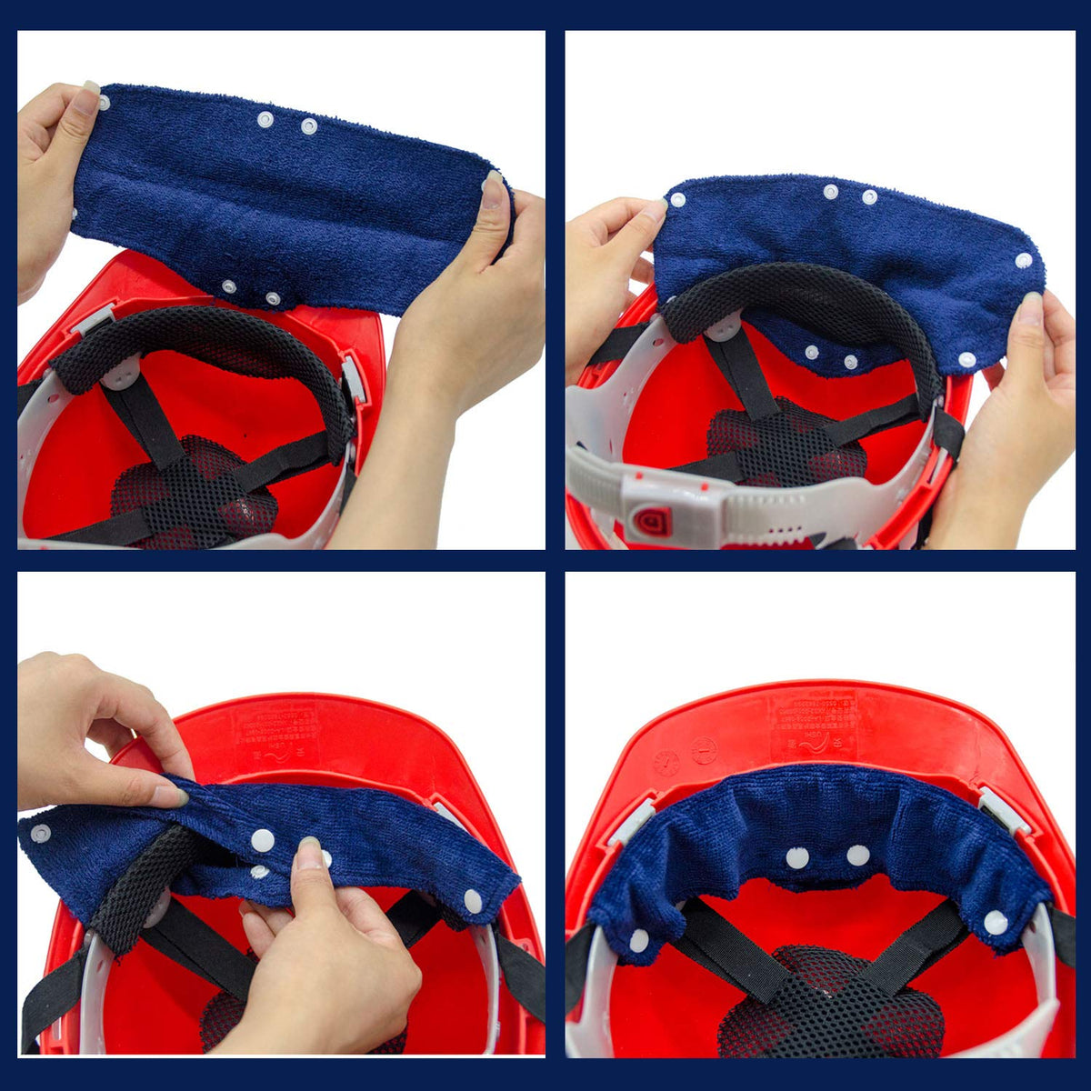 Alpurple reusable sweat pads shown for easy washing and long-term use.