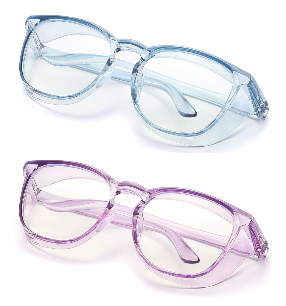 Alsenor safety glasses with anti-fog coating for fog-free viewing during workouts.