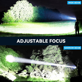 ALSTU flashlights drop-tested for durability in challenging outdoor conditions.