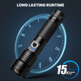 ALSTU flashlight offers five modes for outdoor lighting versatility