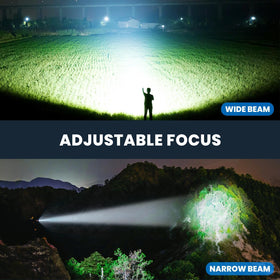 ALSTU beam-distance head adjusts to reach 3280 feet