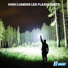 ALSTU flashlight with fast-charge indicator shows battery status