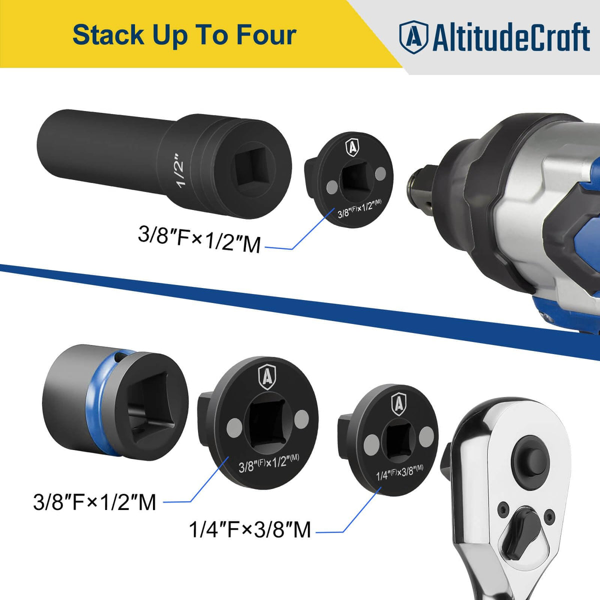 AltitudeCraft 3-4-to-1 adapter delivers durable, precise fits.