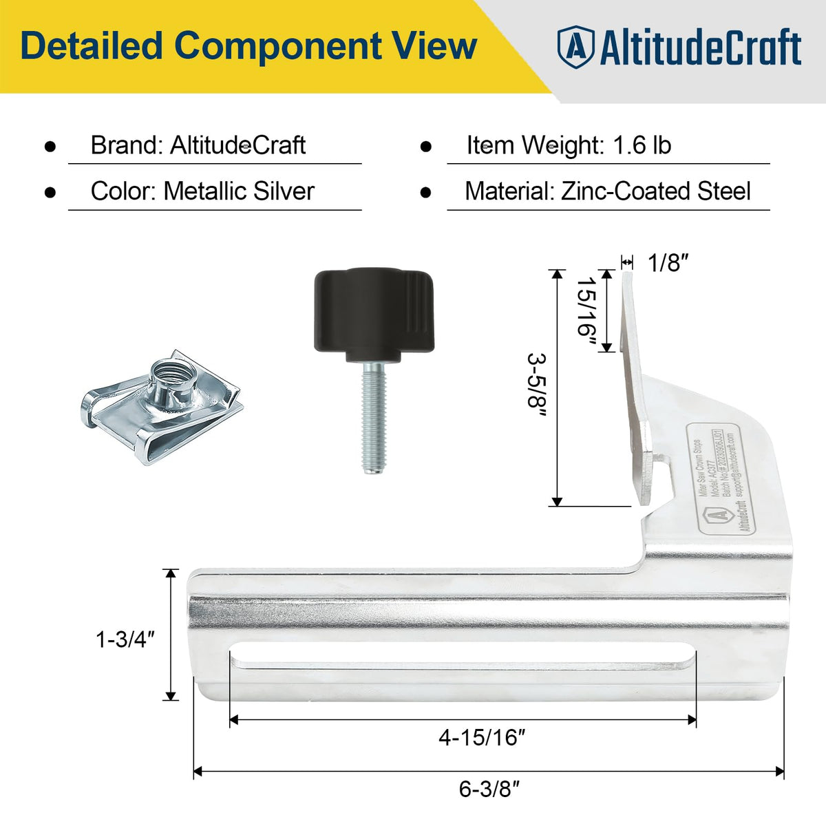 AltitudeCraft Crown Stops align with DEWALT models for consistent results.