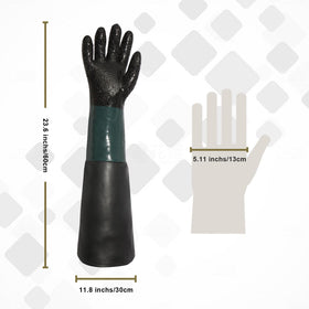 Altozor gloves dimensions 23.6 inch by 11.8 inch