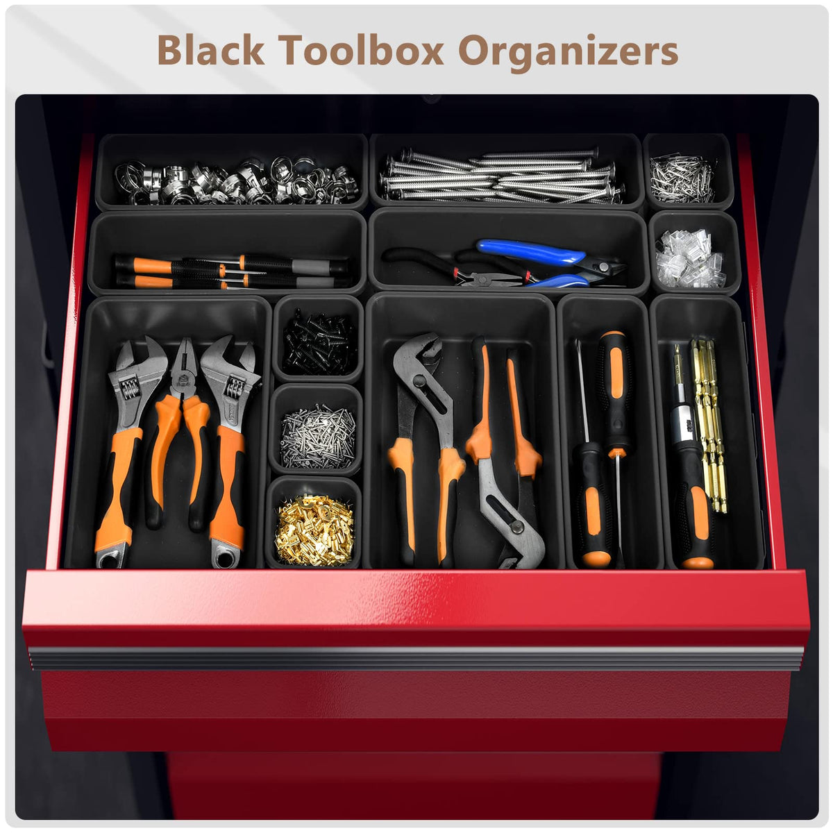 A-LuGei small parts organizer keeping screws and bits visible