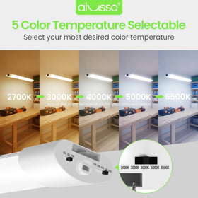 ALUSSO 4ft linkable design lets four lights run together.