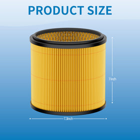 Two-pack of Alvamoyle VCFS filters for regular vacuum maintenance.