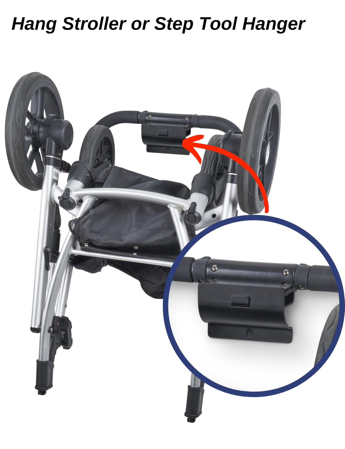 ALWORG Ladder Hook sturdy bracket supports heavy tools like wheelbarrows