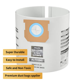 ALYYDBG Shop Vac Bags Type J 90673 9067300 fit for precise dust containment.