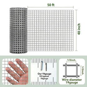 AMAGABELI Garden durable mesh supports soil sifters and garden protection.
