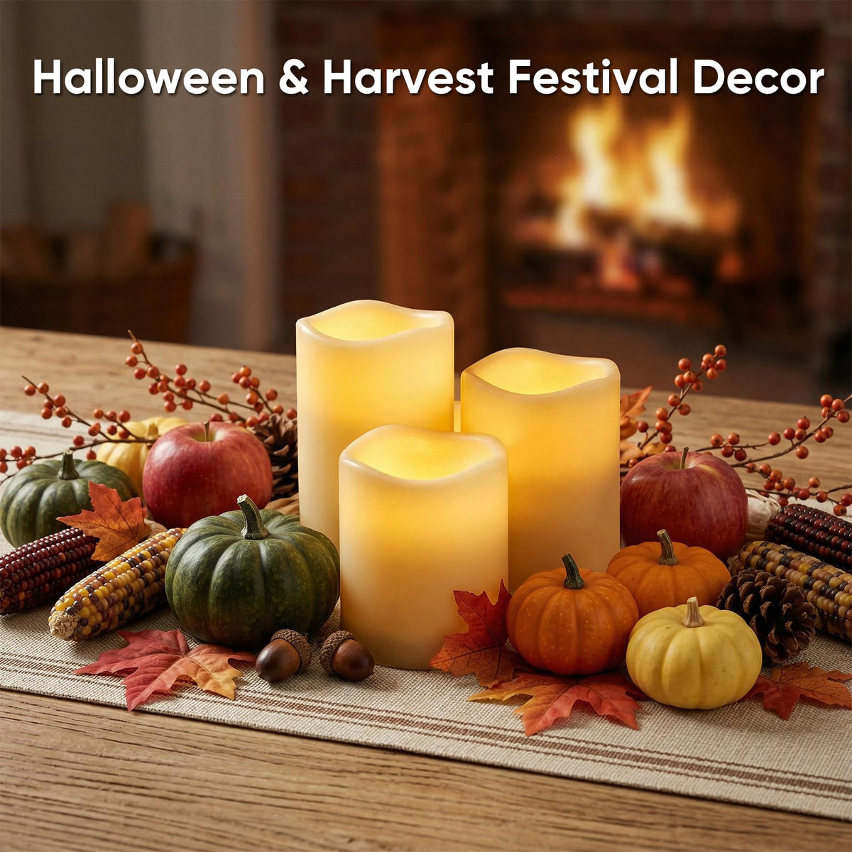 Amagic 6-pack outdoor candles for flexible decor
