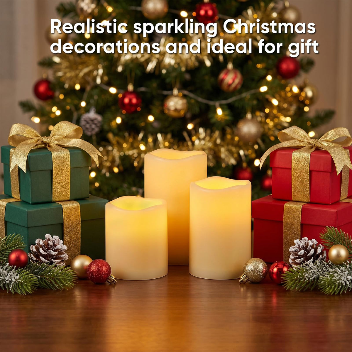 Amagic battery life 500 hours LED candles for long-lasting ambiance