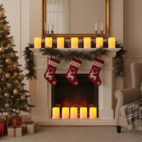 Amagic ivory candle suitable for weddings and cozy decor.