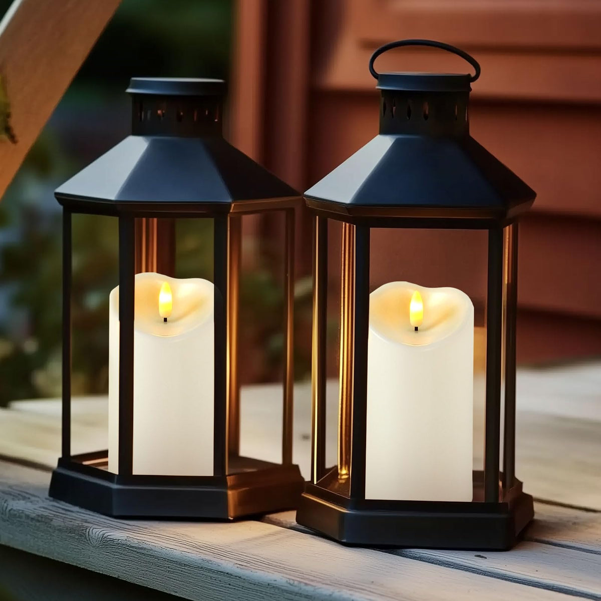 Amagic indoor-outdoor decor candles for cozy ambience anywhere.
