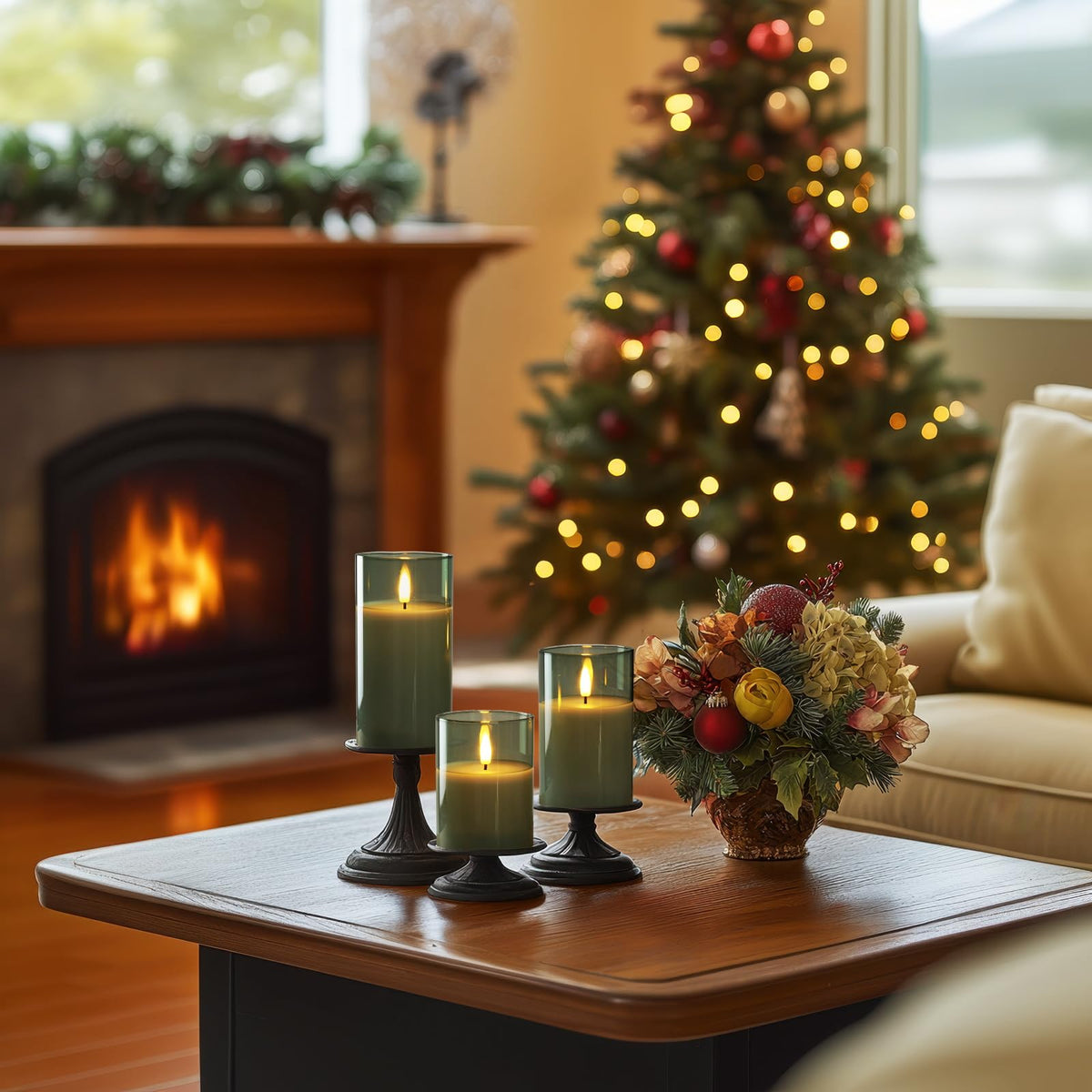 Amagic 3-candle set with remote and manual included