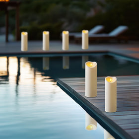 Amagic patio garden candle decor suitable for lantern setups